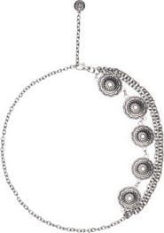 Vince Camuto Chain Swag Concho Metal Belt