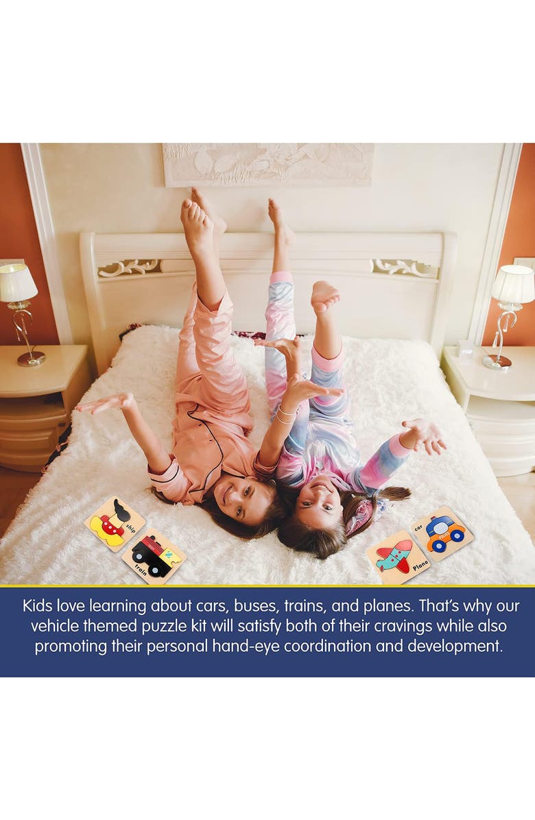 Leo & Friends Transportation Playset, 71-Pieces, Made for Kids 3-Years-Old+, Alternate, color, Red