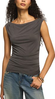 Lucky Brand Sandwash Boatneck Top