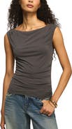 Lucky Brand Sandwash Boatneck Top