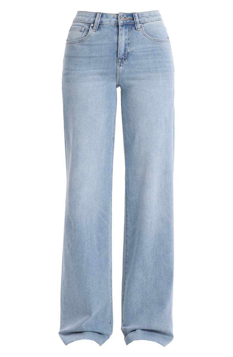Bayeas Cuffed Straight Leg Jeans, Alternate, color, 