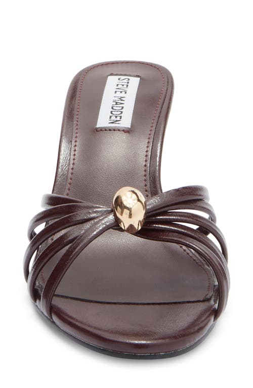 Steve Madden Celina Sandal In Burgundy