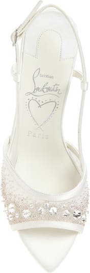 Miss Z Crystal Embellished Slingback Sandal