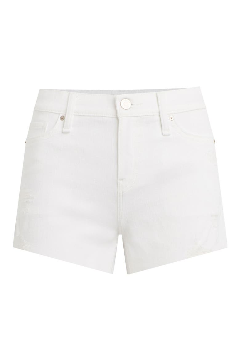 Gemma Mid Rise Denim Shorts, Alternate, color, CLEAN WHITE