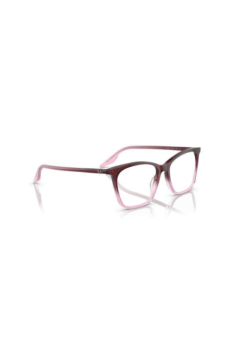 52mm Cat Eye optical glasses, Alternate, color, Red
