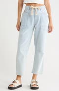 Vigoss Pinstripe Barrel Jeans