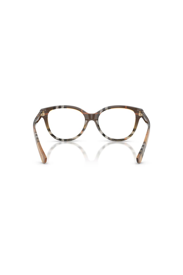 52mm Cat Eye optical glasses, Alternate, color, Brown
