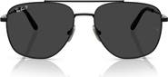 Ray-Ban 59mm Polarized Square Sunglasses