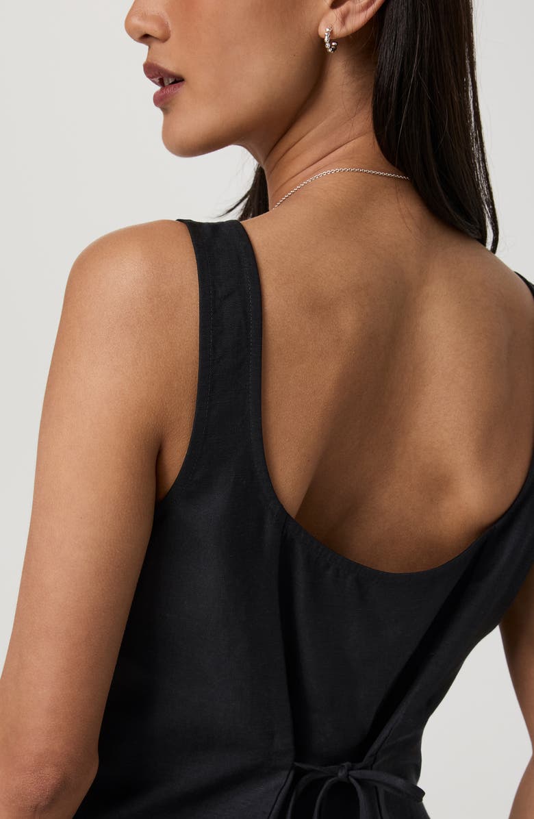Vuori Trestles Twill Button Tank, Alternate, color, Black