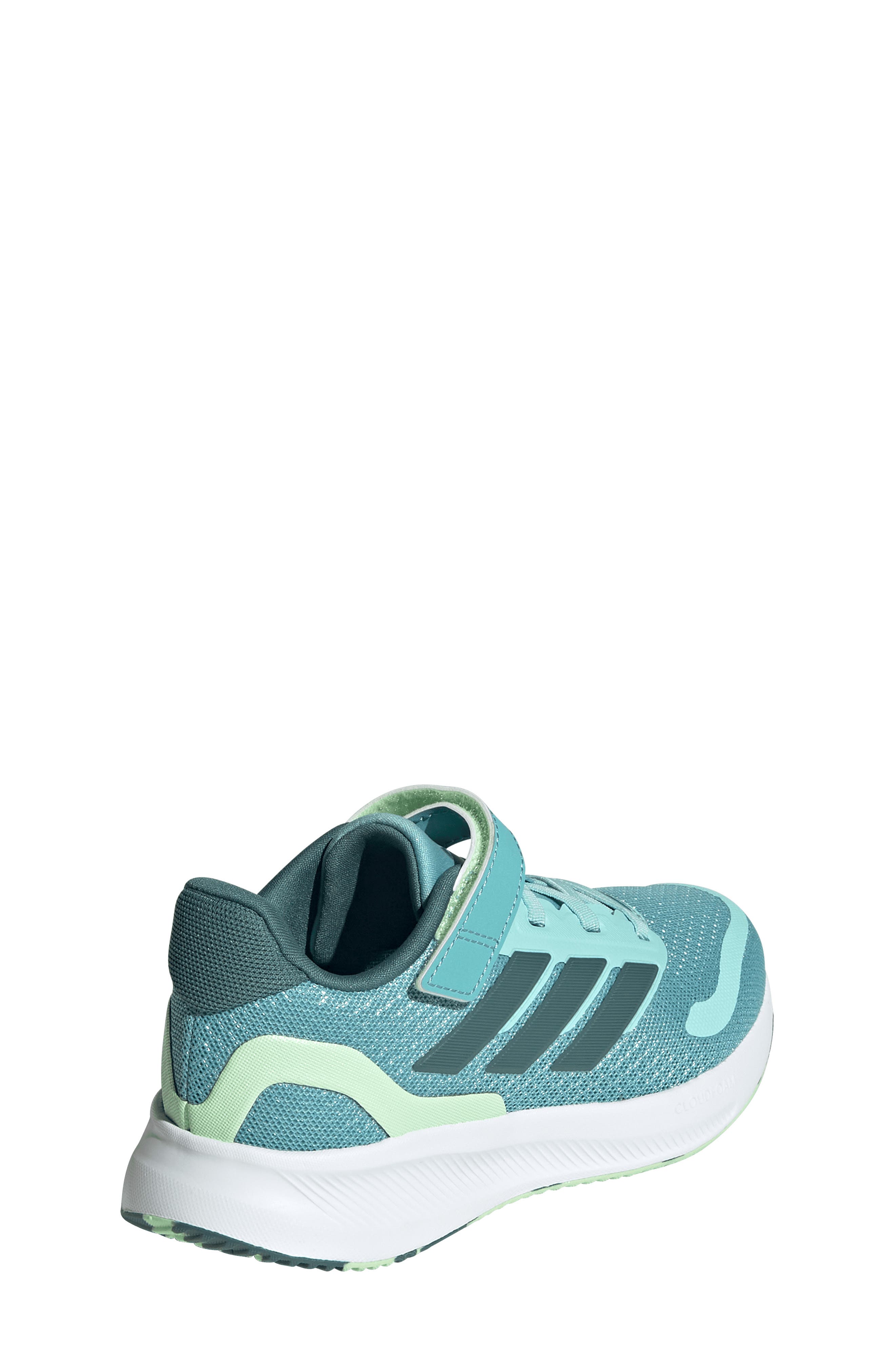 adidas Kids' Runfalcon 5 Sneaker, Alternate, color, Mint/ Teal/ Green Spark