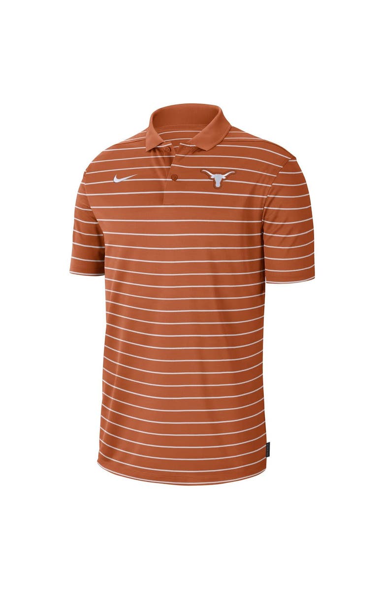 Nike Men's Nike Burnt Orange Texas Longhorns Icon Victory Coaches 2023 Early Season Performance Polo, Alternate, color, 