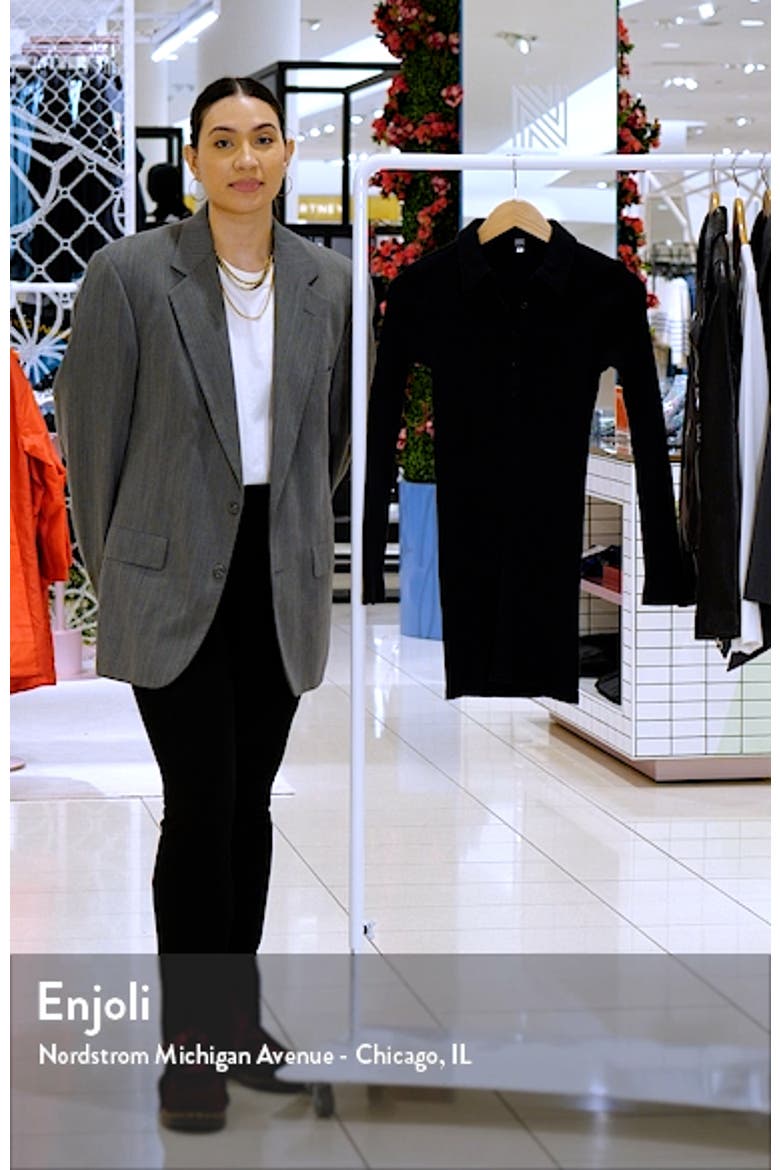 Rib Polo Dress video