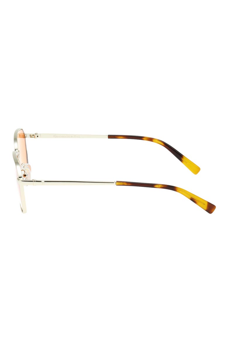56mm Round Sunglasses, Alternate, color, GOLD / BORDEAUX