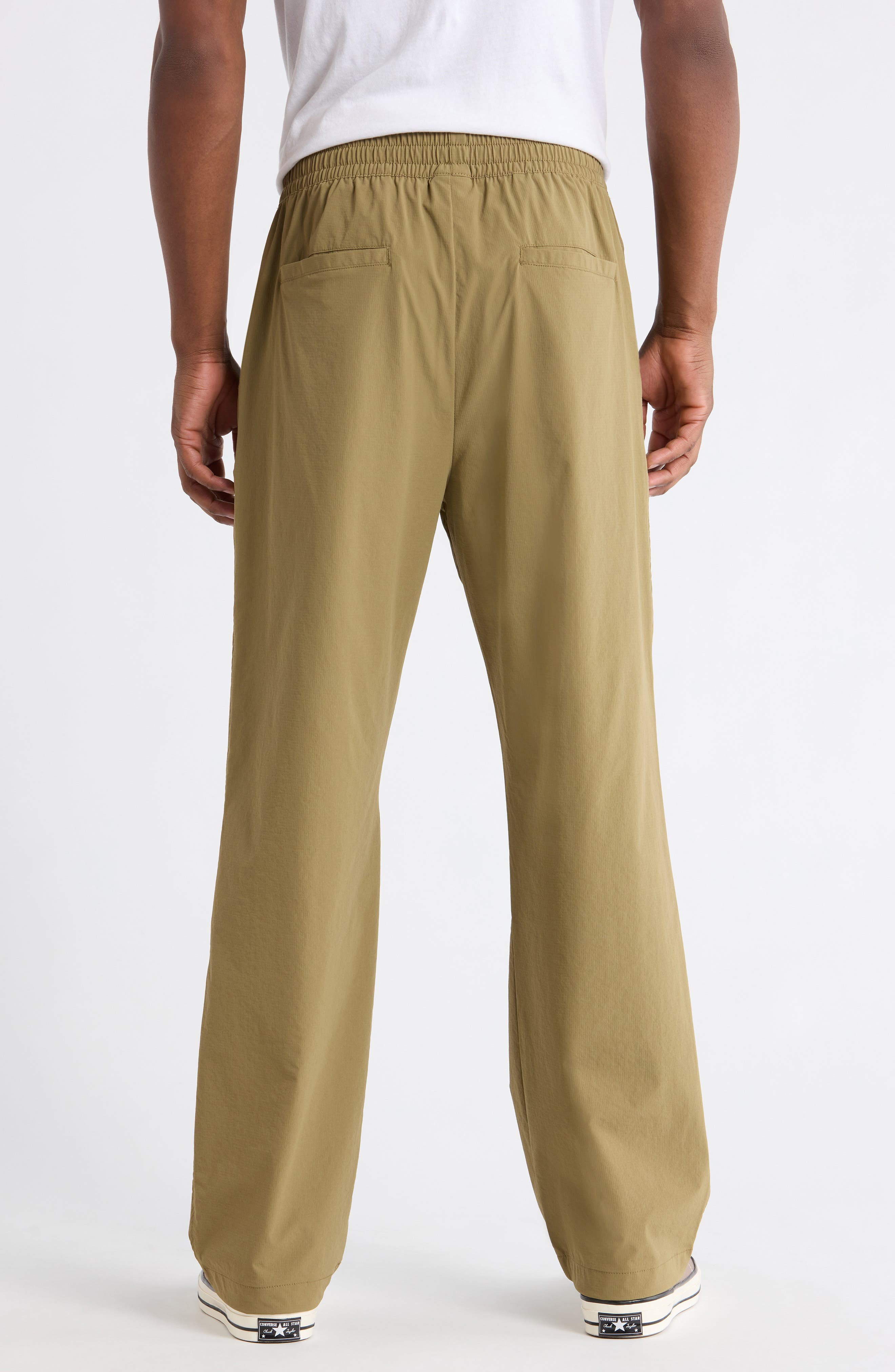 Tim Stretch Nylon Drawstring Pants - image 4
