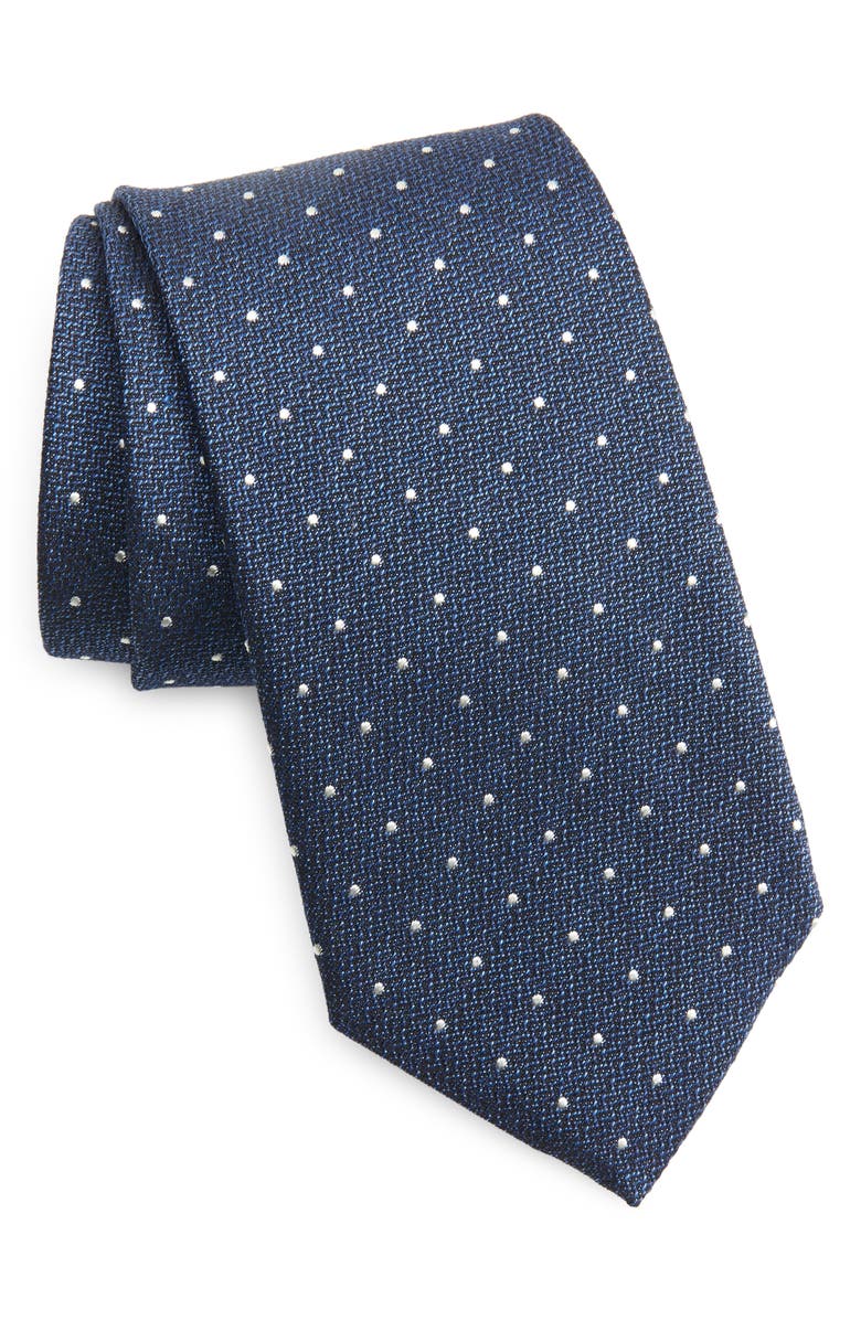 Jack Victor Cotton Blend Tie, Main, color, Palace Blue
