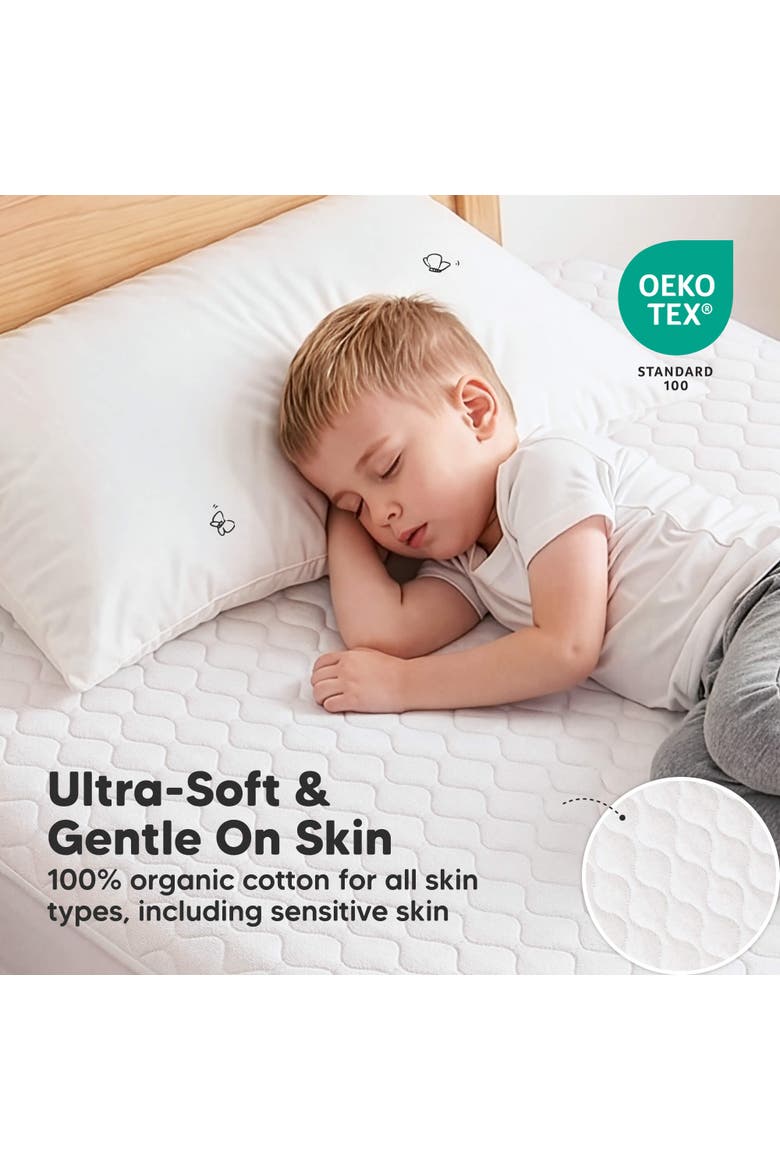 1-Pack Mavy Protect+ Waterproof Twin XL Mattress Protectors, Alternate, color, Soft White