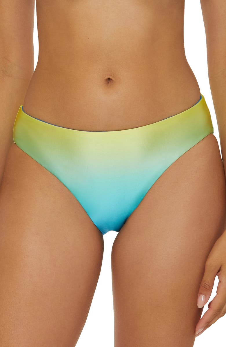 Trina Turk West Palm Reversible Hipster Bikini Bottoms, Main, color, Blue Multi