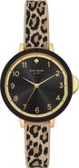 Kate Spade New York park row silicone strap watch, 34mm