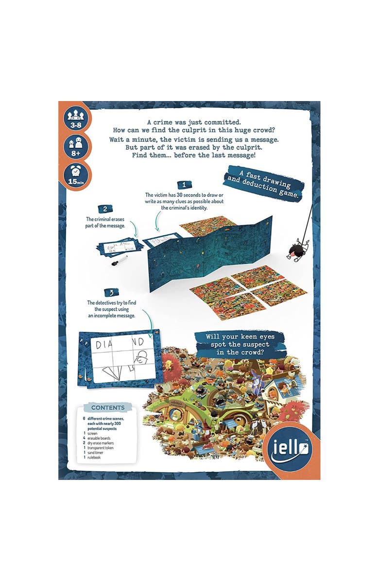 IELLO Last Message Iello Memory & Deduction Game, Family, Ages 8+, 38 Players, Alternate, color, 