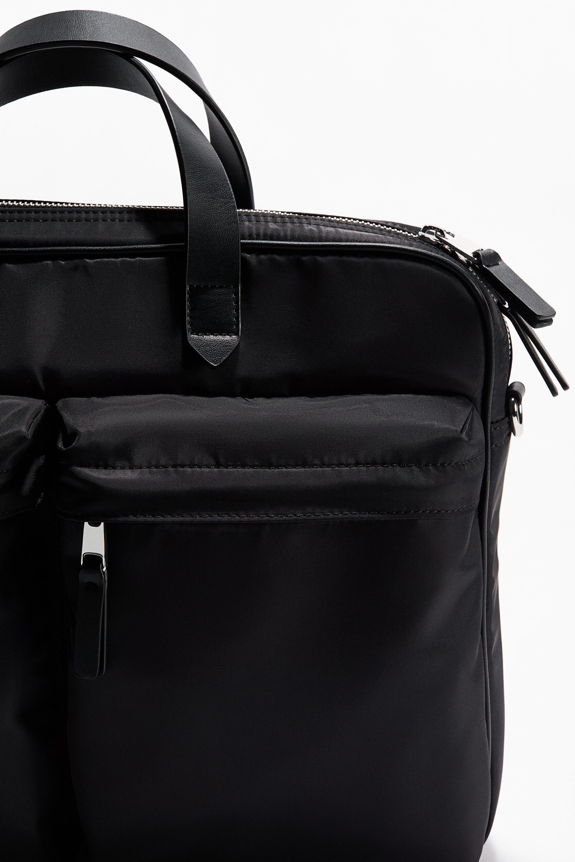 H&M Briefcase, Alternate, color, Black