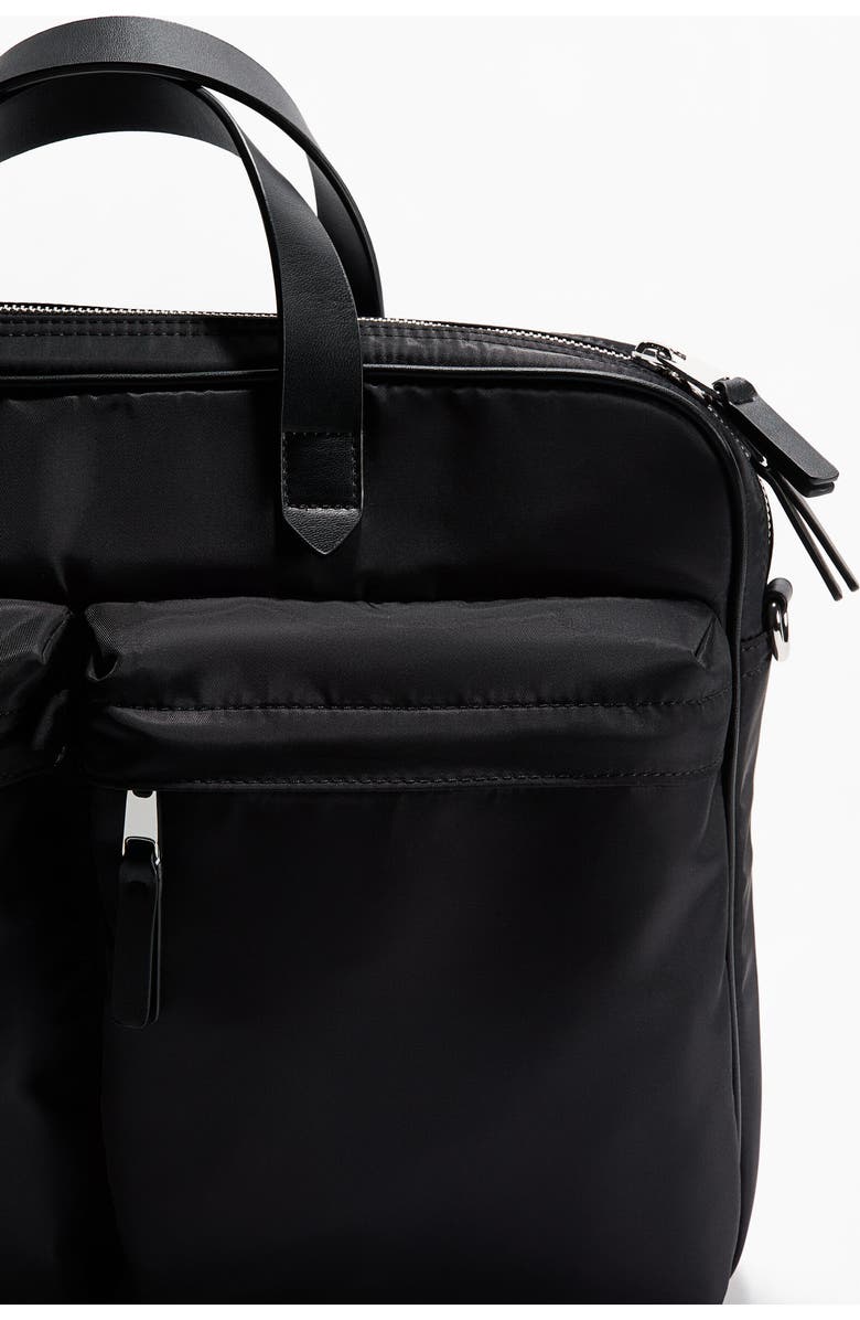 H&M Briefcase, Alternate, color, Black
