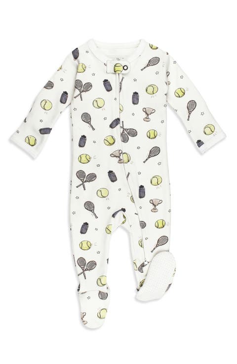 Organic Cotton Two-Way Zip Footie