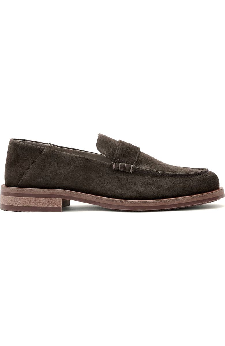 AllSaints Bloom Convertible Penny Loafer, Alternate, color, Dark Brown