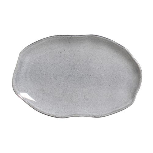 Porto Brasil Shallow Bio Oval Platter Medium Set Of 4 In Gray