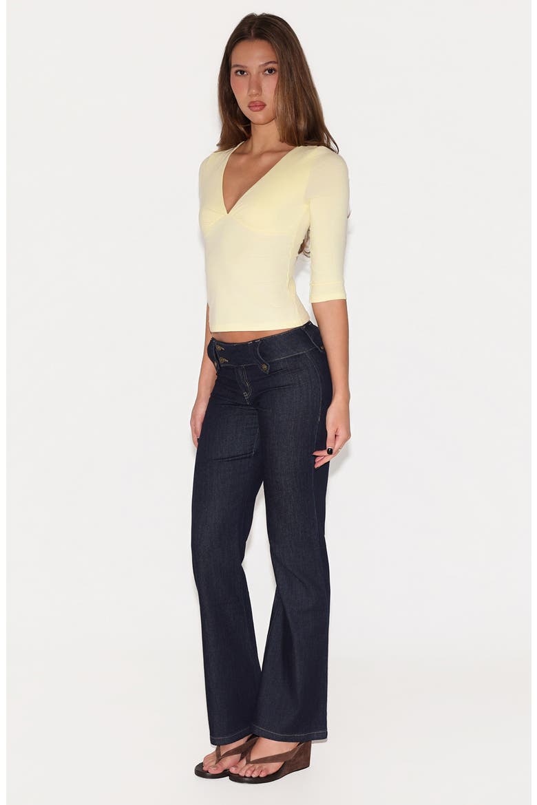 Kittie Low Waist Straight Leg Jeans, Alternate, color, BLUE WASH