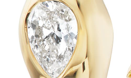 Uniform Object Mini Axle Diamond Hoop Earrings In Brown