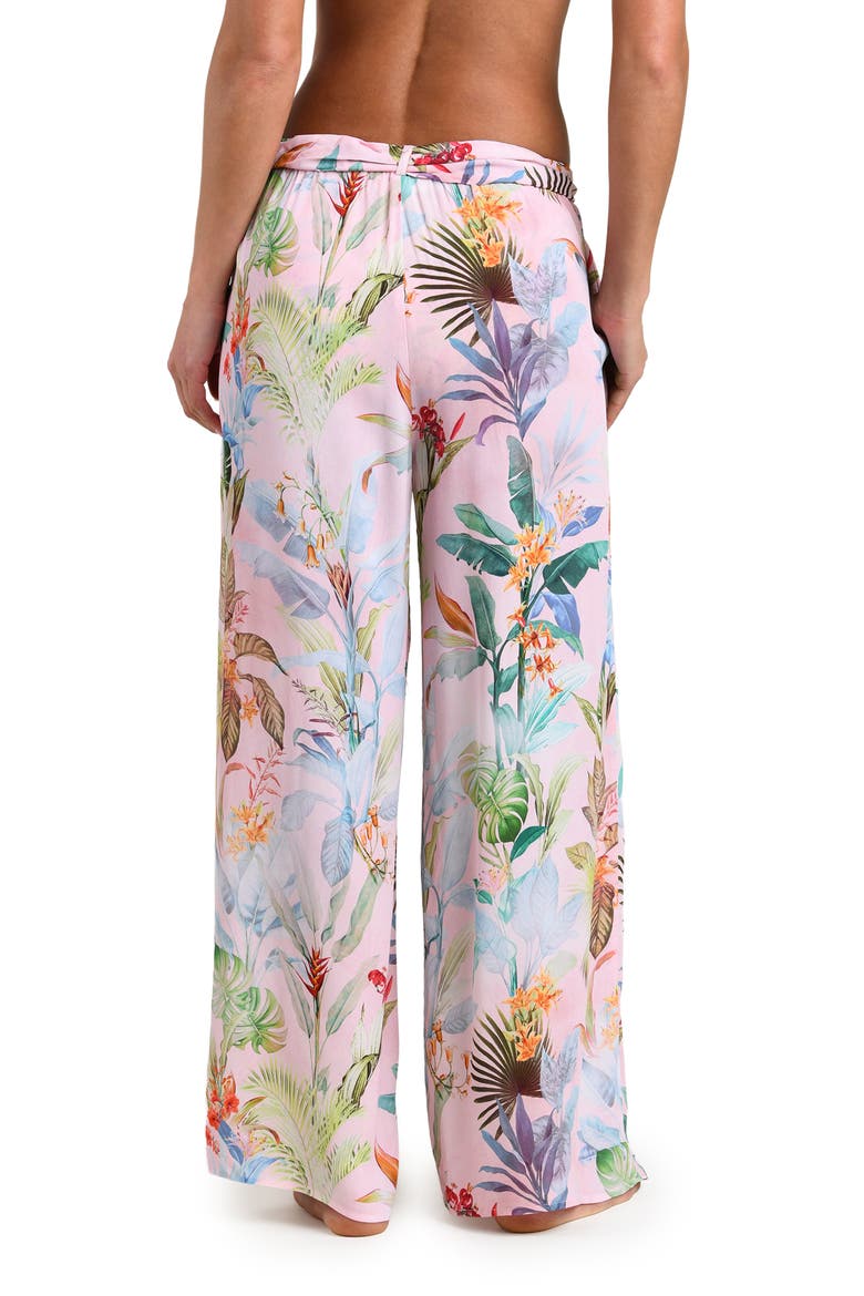 Colorful Palms Cover-Up Pants, Alternate, color, PINK MULTI