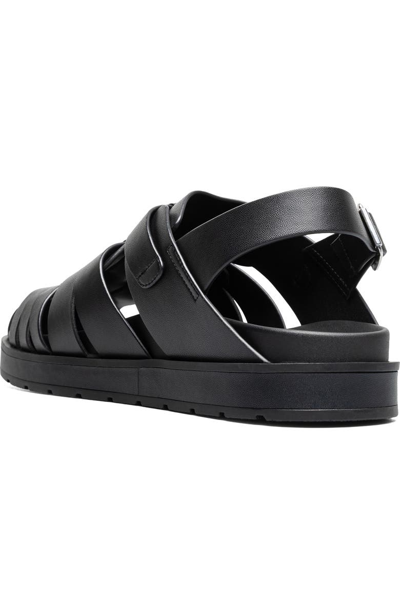 Stacy Adams Largo Fisherman Sandal, Alternate, color, Black