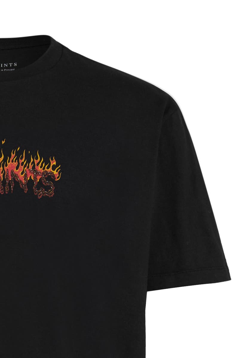 AllSaints Molten Logo Graphic Tee, Alternate, color,