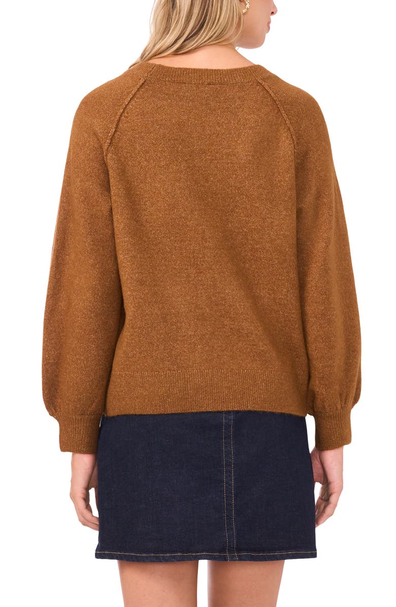 Vince Camuto Raglan Sleeve Sweater, Alternate, color, Toasted