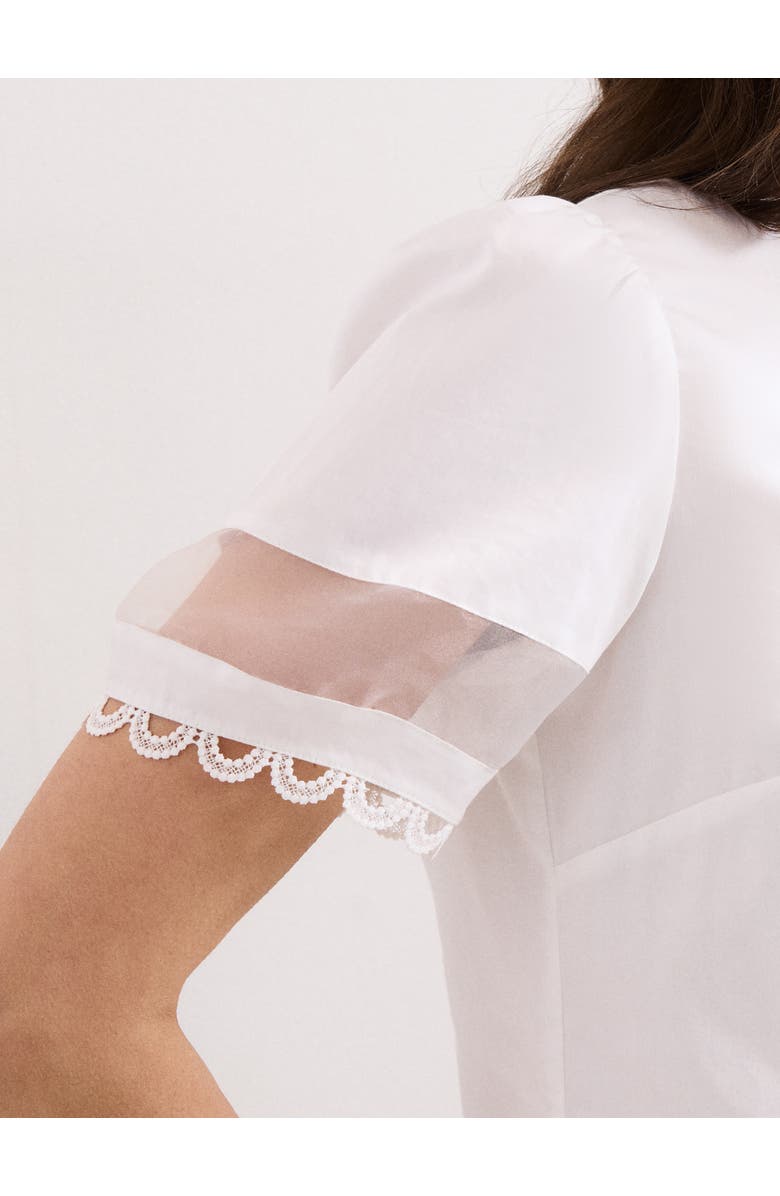 Phase Eight Rebecca Detail Top, Alternate, color, White