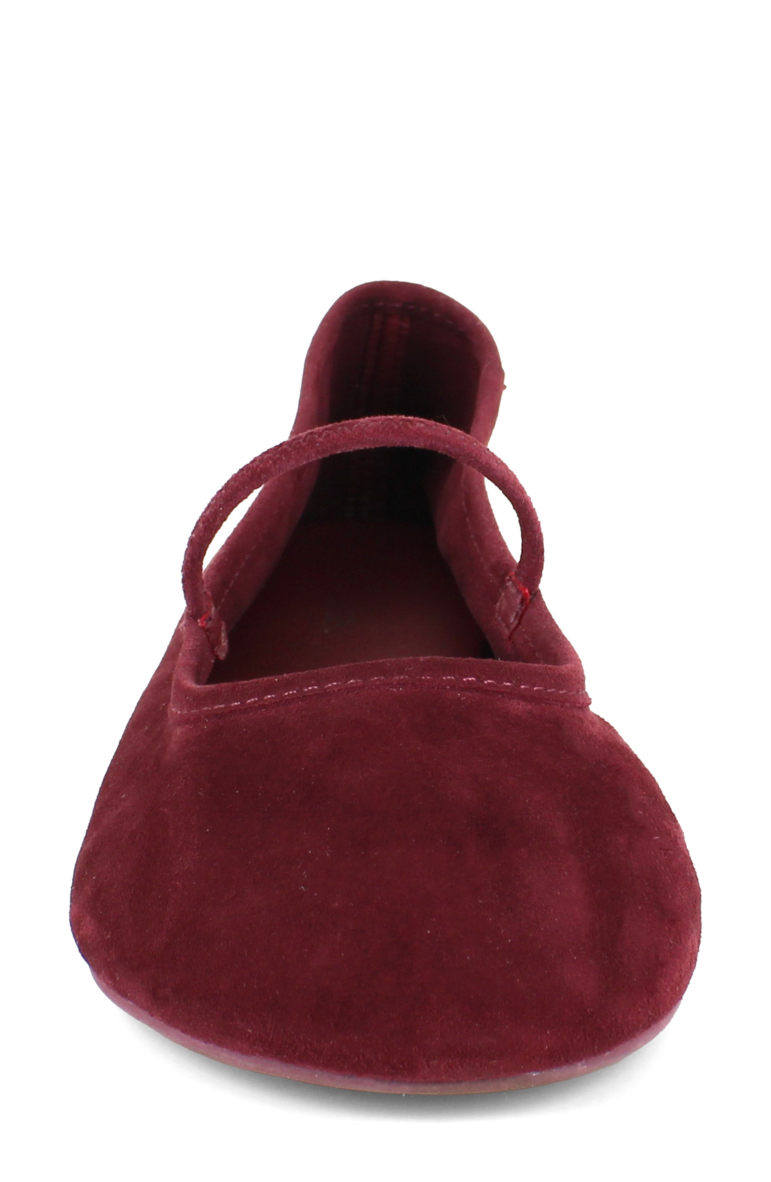 Bella Mary Jane Flat, Alternate, color, WINE