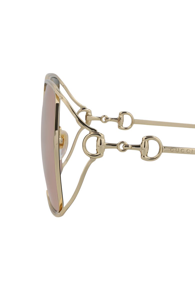 Gucci 61mm Oversize Square Sunglasses, Alternate, color,