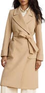 Lauren Ralph Lauren Wool Blend Wrap Coat