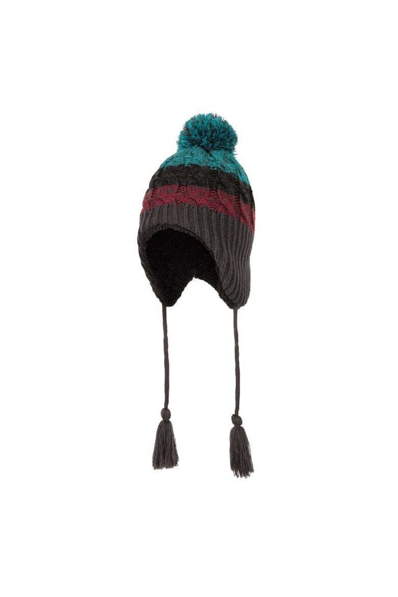 Colour Block Fleece Lined Trapper Hat, Alternate, color, Gray