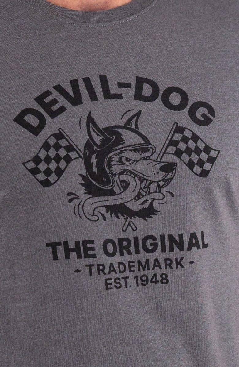 Devil-Dog Dungarees Cotton Blend Graphic T-Shirt, Alternate, color, 
