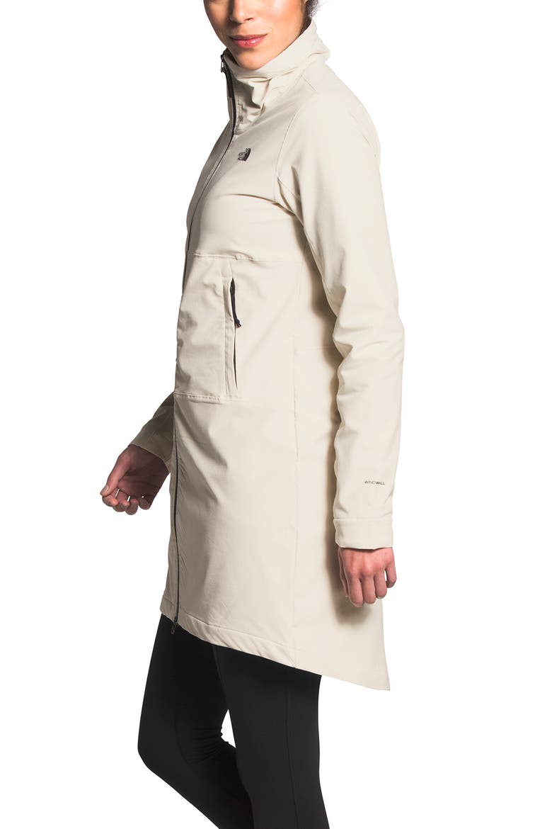 Shelbe Raschel Fleece Lined Water Repellent Parka, Alternate, color, VINTAGE WHITE