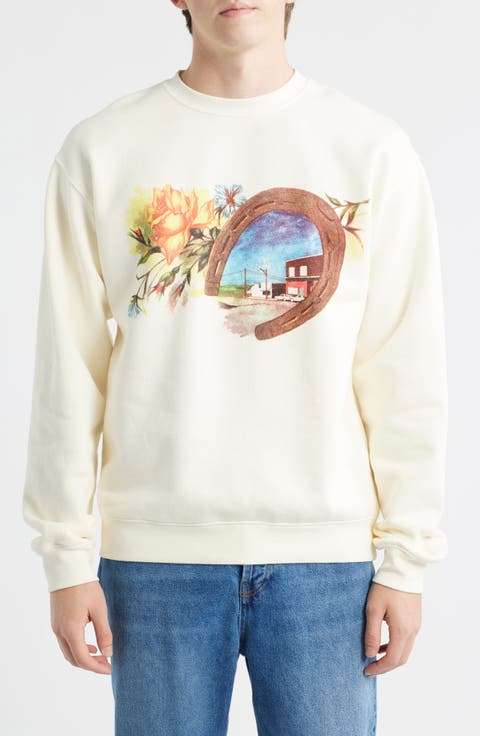 Everyone's in Love with You Cotton Graphic Sweatshirt