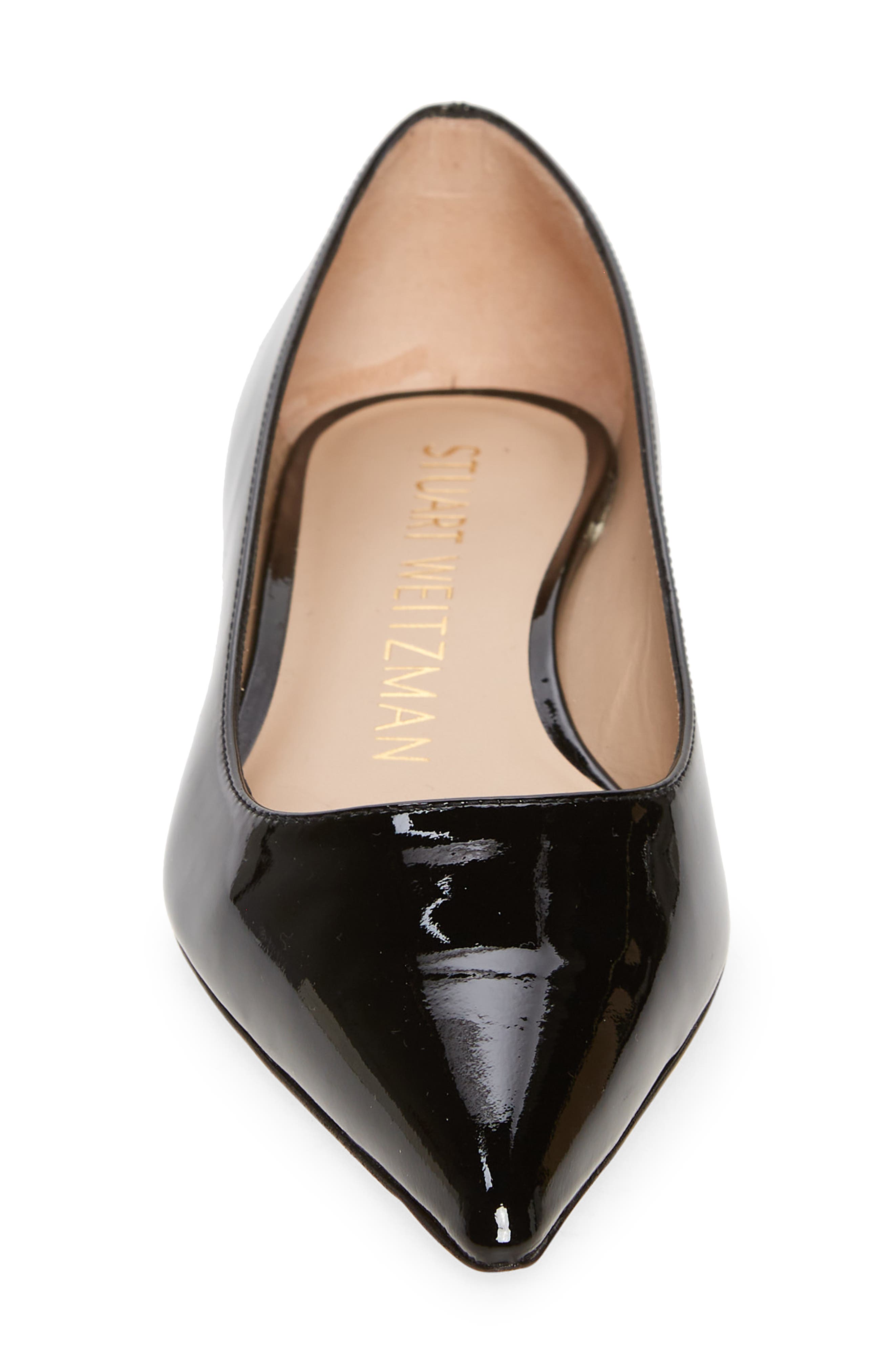 Stuart Weitzman Stuart Pointed Toe Flat, Alternate, color, 