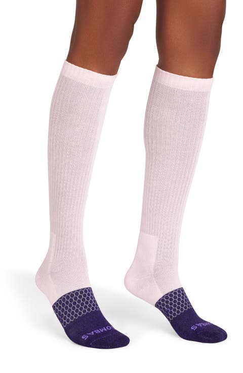 Block Compression Knee-High Socks