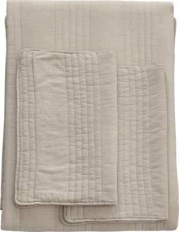 Stone Washed Quilt & Sham Set