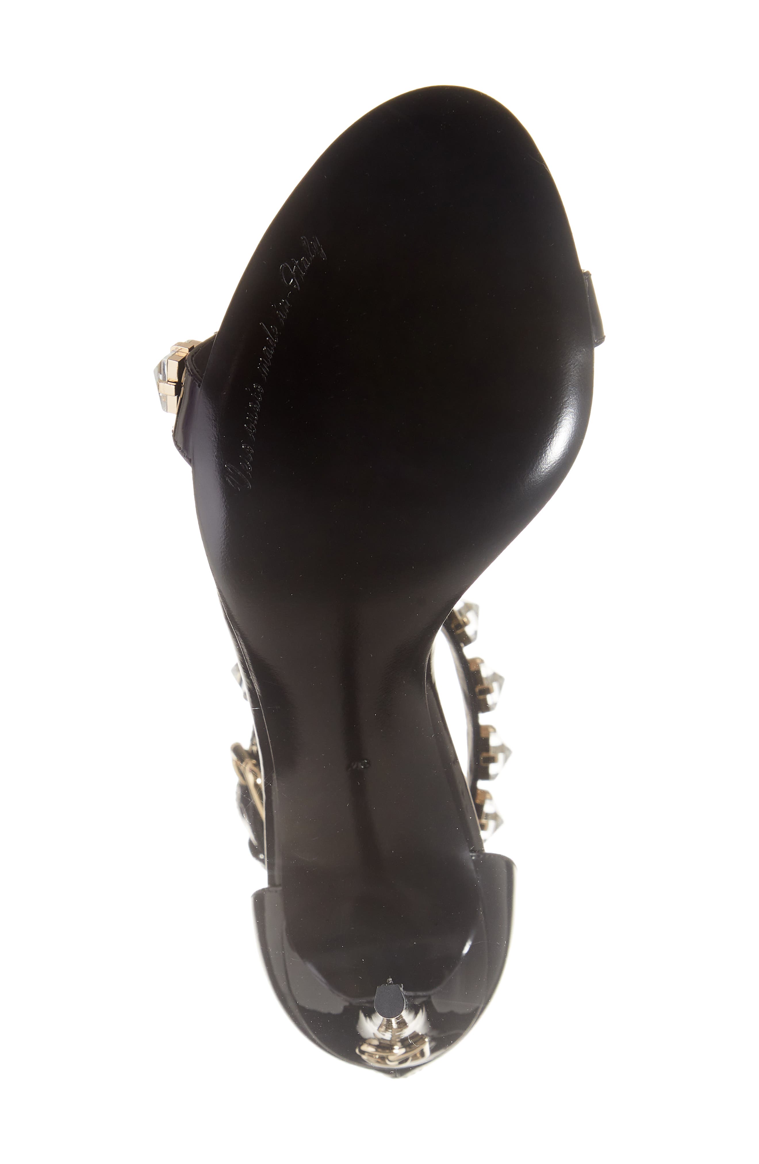 Dolce&Gabbana Strappy Crystal Embellished Sandal, Alternate, color, 