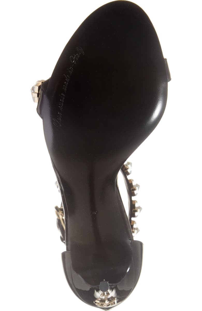 Dolce&Gabbana Strappy Crystal Embellished Sandal, Alternate, color,
