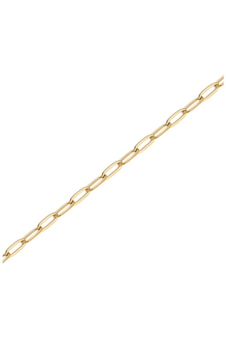 Paperclip Bracelet, Alternate, color, GOLD