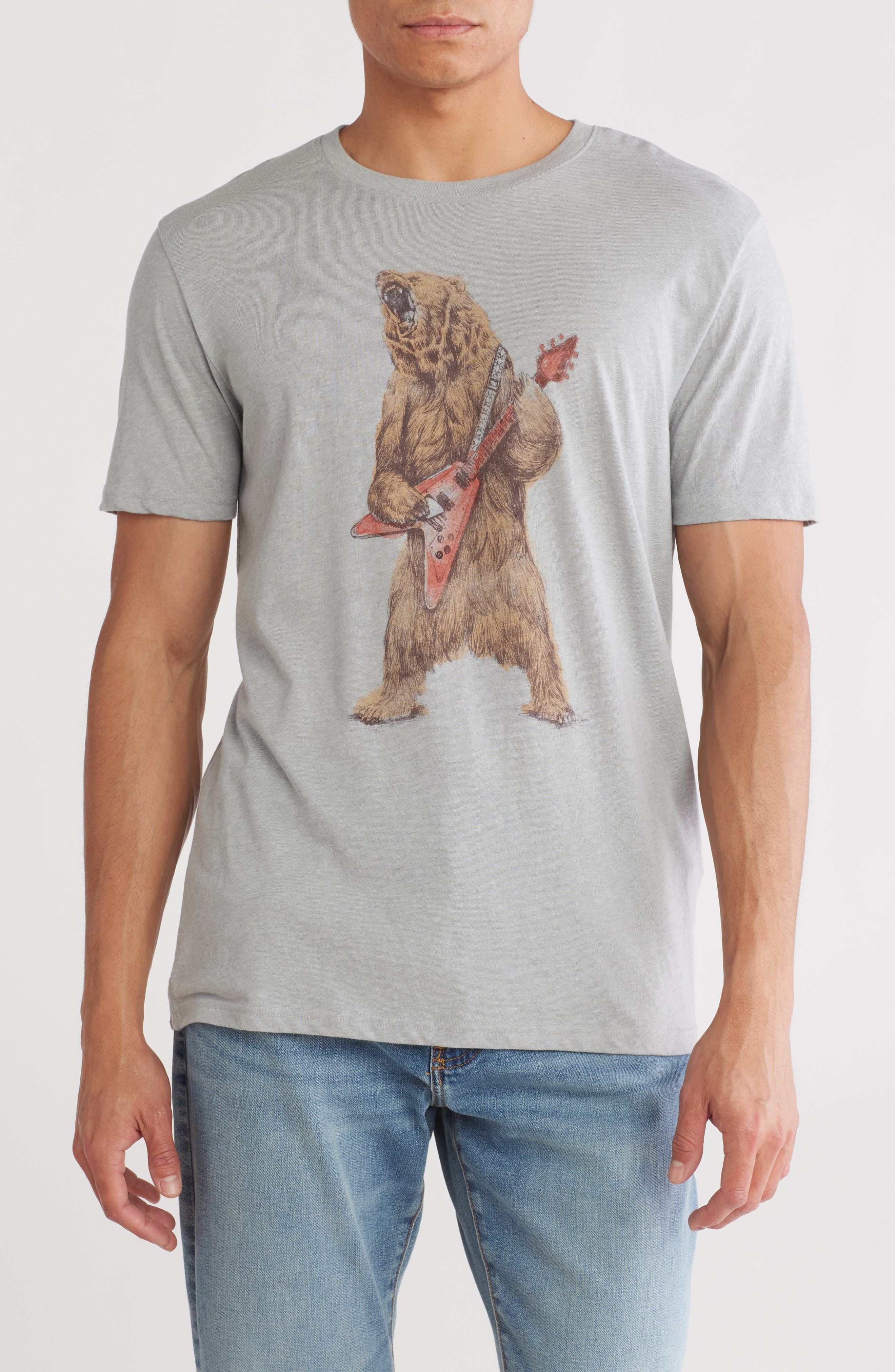 Lucky Brand Rockin' Bear Graphic T-Shirt (Men) | Nordstromrack