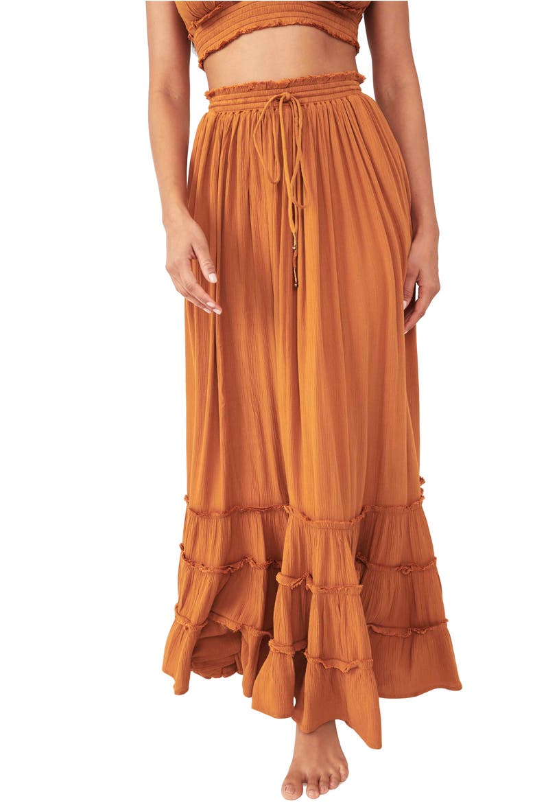 free-est Free People Chantal Two-Piece Dress, Alternate, color, TAWNY
